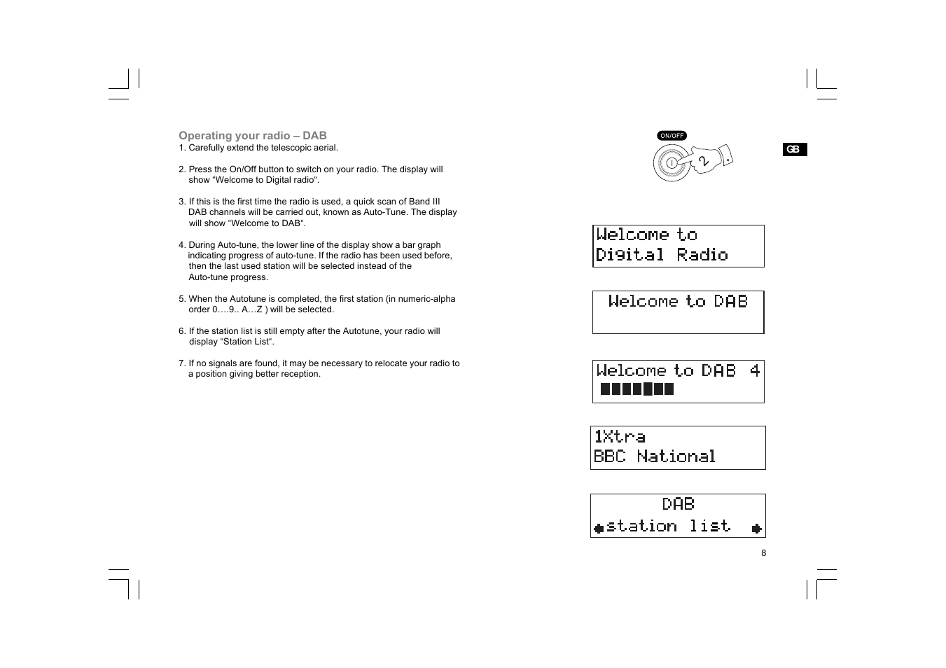 Sangean DPR-25+ User Manual | Page 9 / 25