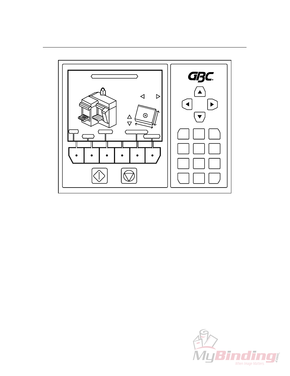 Home screen 5-3 | GBC QUANTUM P70IX User Manual | Page 17 / 28