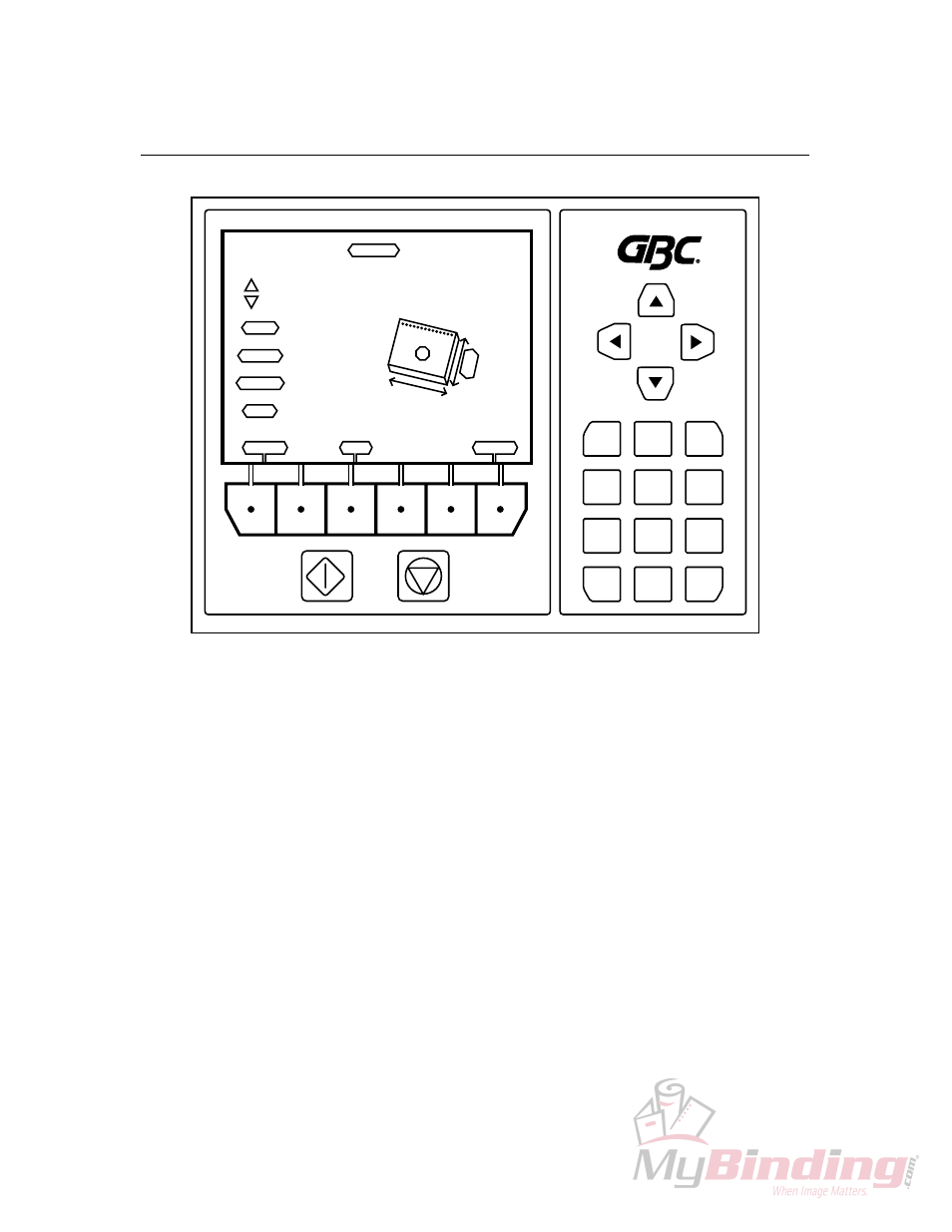 6 5. home screen, Editor screen, Editor screen continued | GBC QUANTUM P70IX User Manual | Page 20 / 28