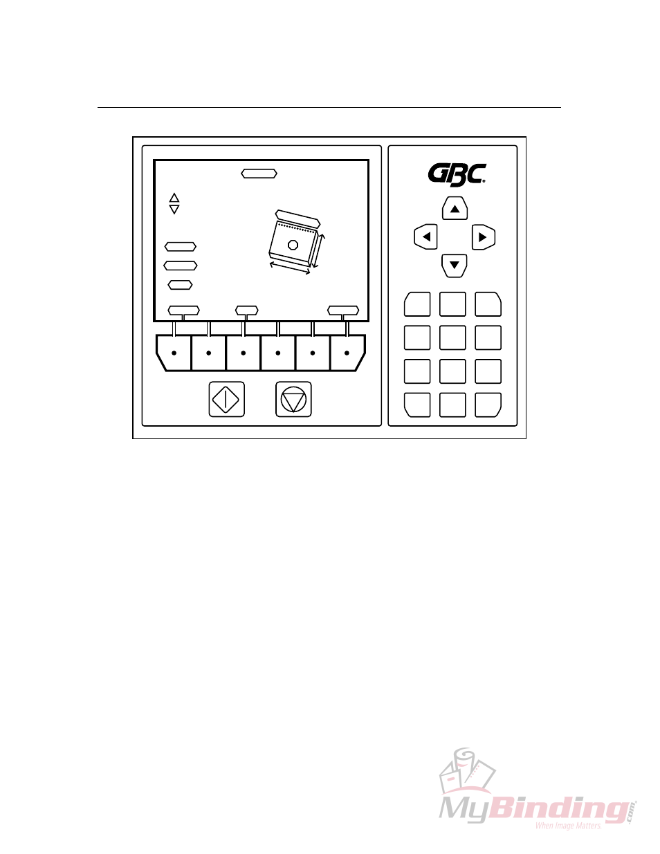 7 5. home screen, Editor screen, Editor screen continued | GBC QUANTUM P70IX User Manual | Page 21 / 28