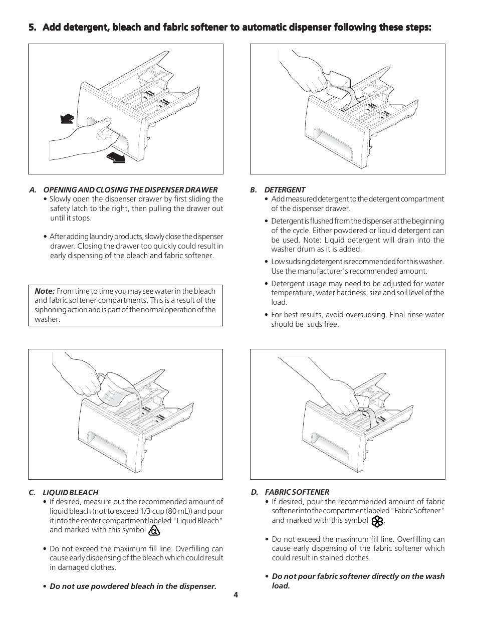 Electrolux - Gibson 134032900A User Manual | Page 4 / 11