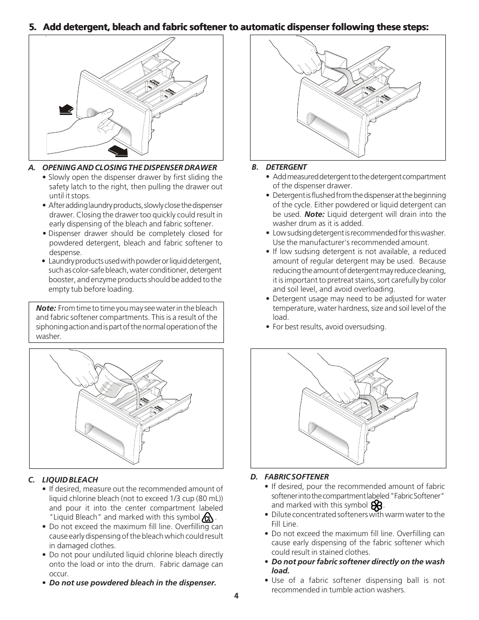 Electrolux - Gibson 134674800 User Manual | Page 4 / 10