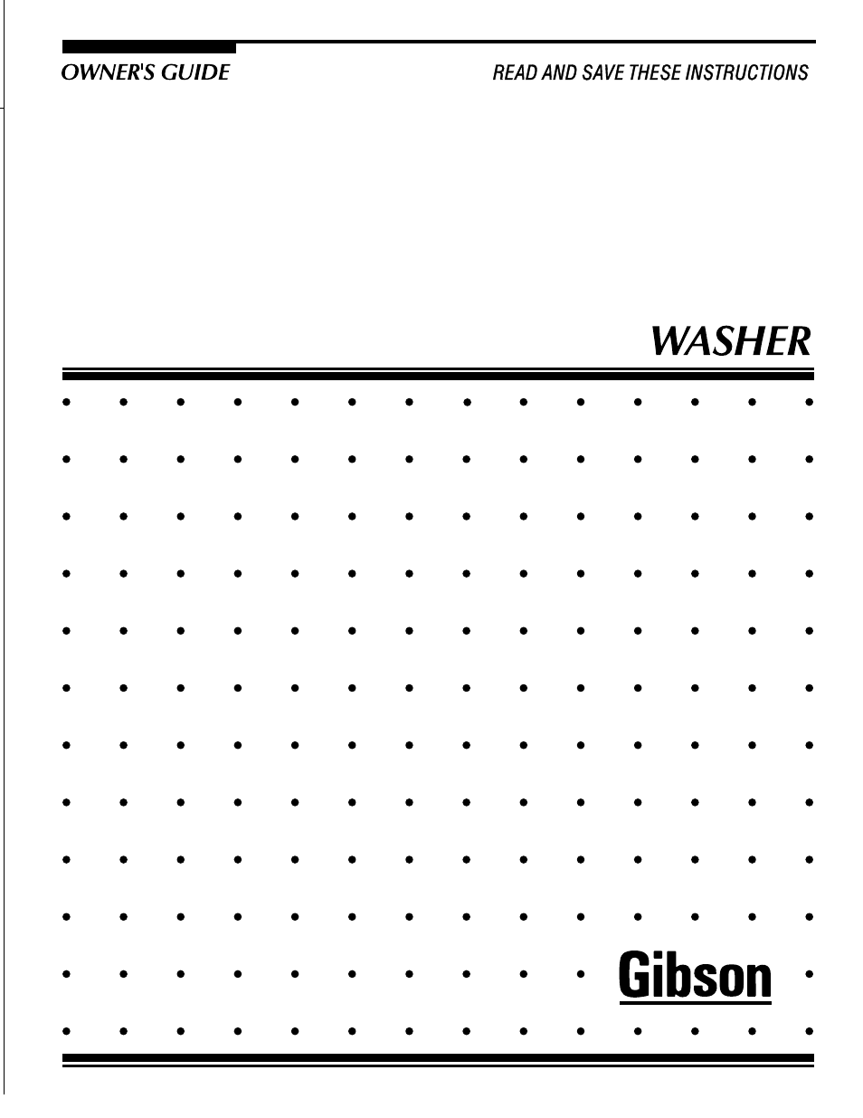 Electrolux - Gibson 131683000 User Manual | 14 pages