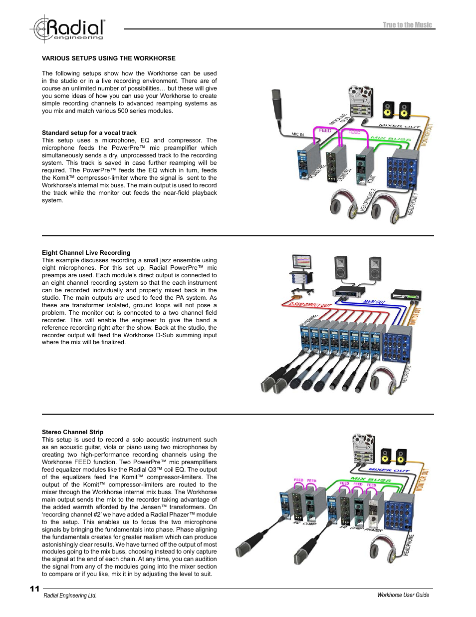 Radial Engineering WORKHORSE 500 SERIES User Manual | Page 14 / 20