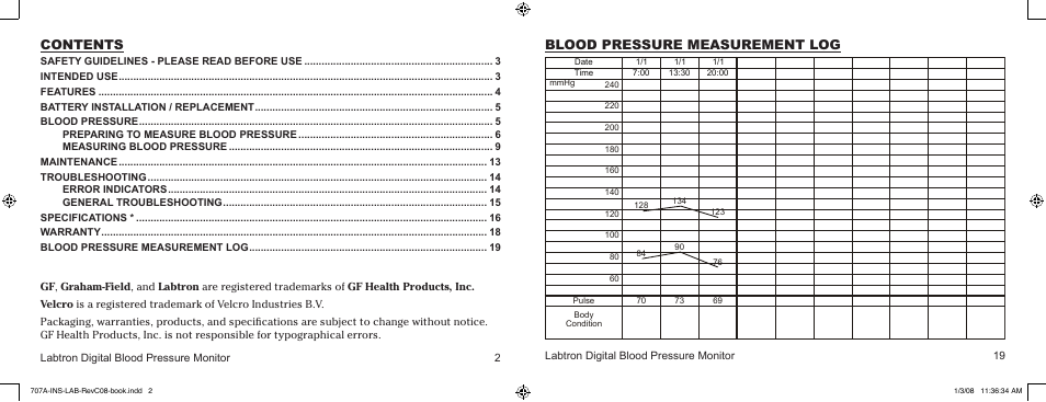 Graham Field LABTRON 707AC User Manual | Page 2 / 10