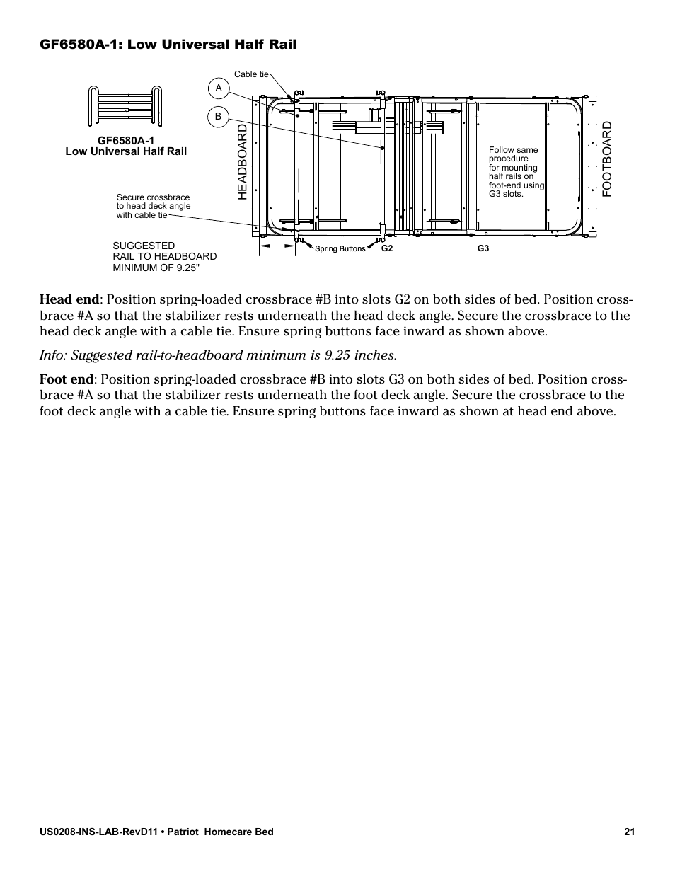 Graham Field PATRIOT US0208 User Manual | Page 21 / 28