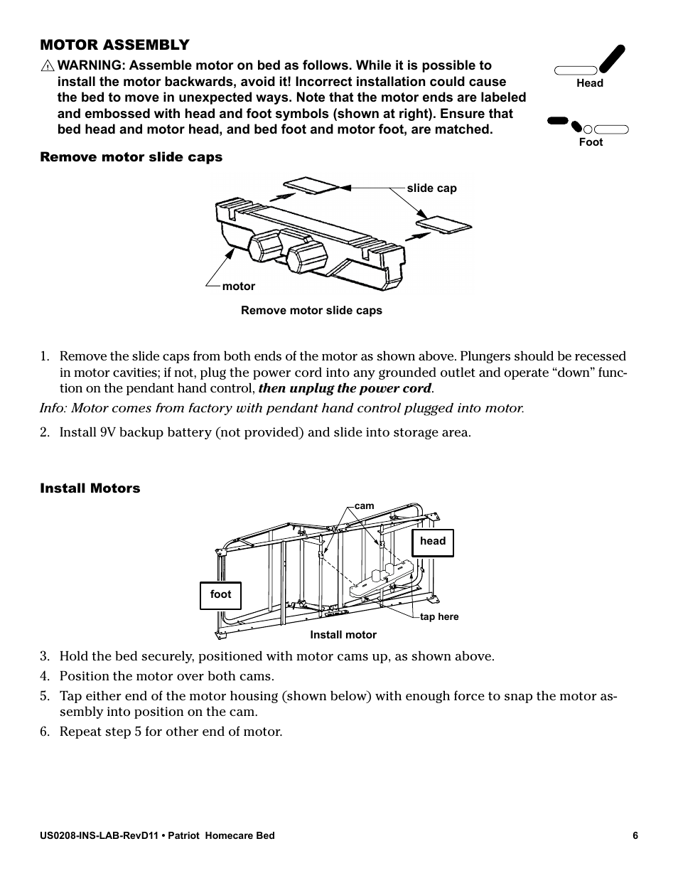 Graham Field PATRIOT US0208 User Manual | Page 6 / 28