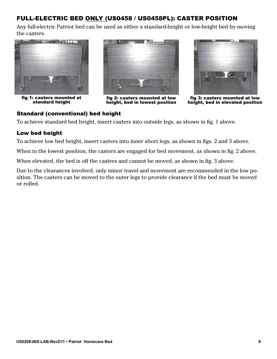 Graham Field PATRIOT US0208 User Manual | Page 8 / 28