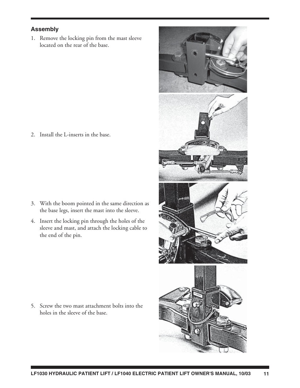 Graham Field LUMEX LF1040 User Manual | Page 11 / 28