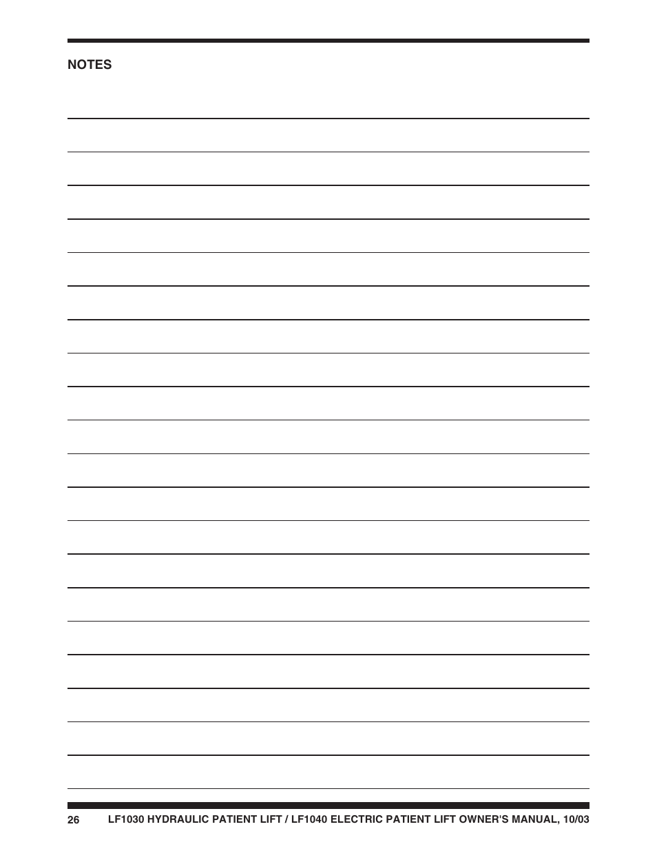 Graham Field LUMEX LF1040 User Manual | Page 26 / 28