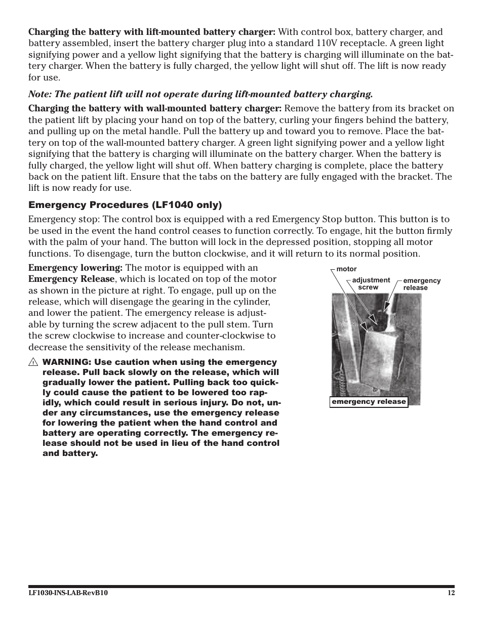 Graham Field LF1030 User Manual | Page 12 / 24