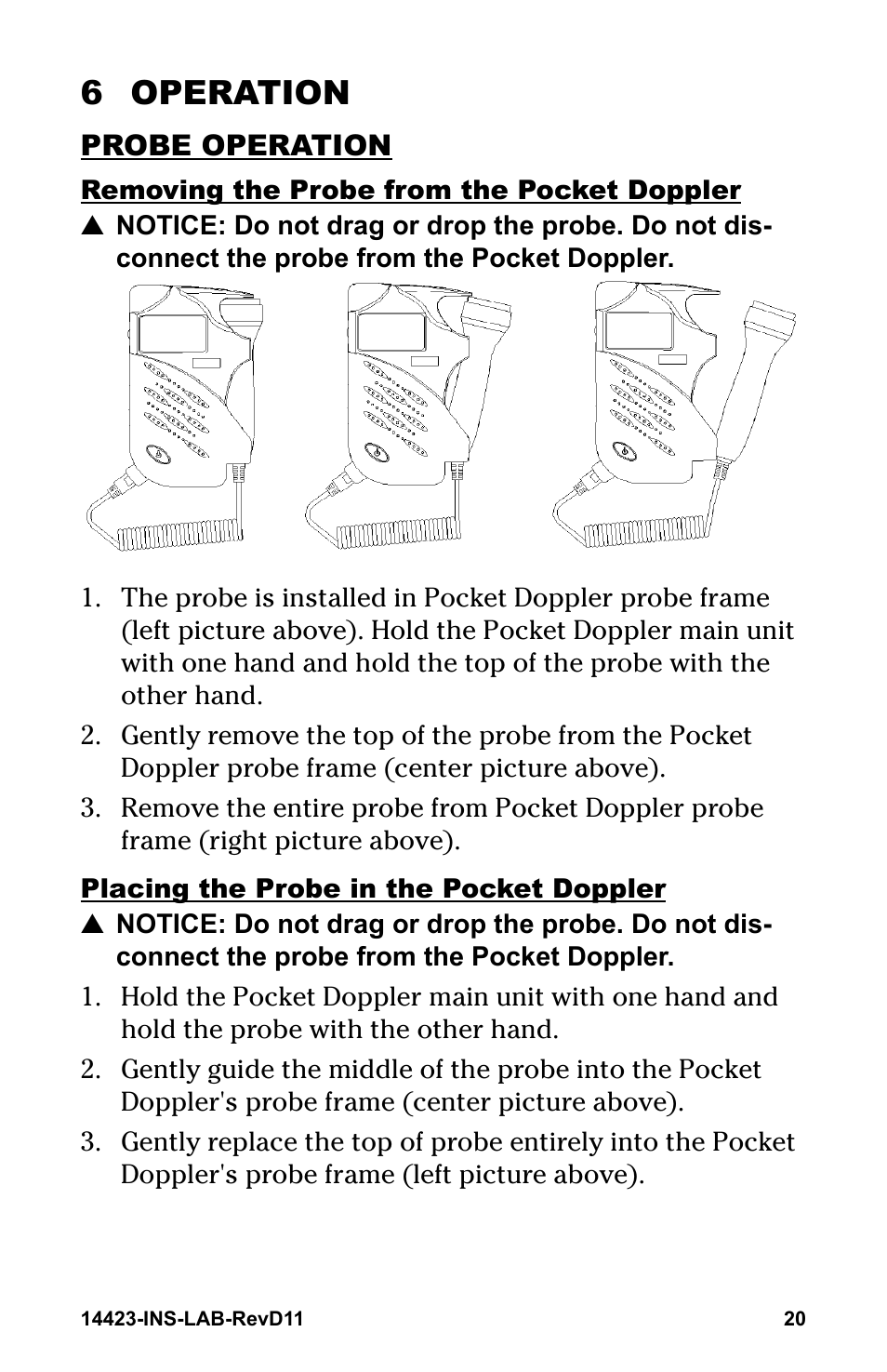 6 operation | Graham Field GRAFCO 14423-8 User Manual | Page 20 / 44
