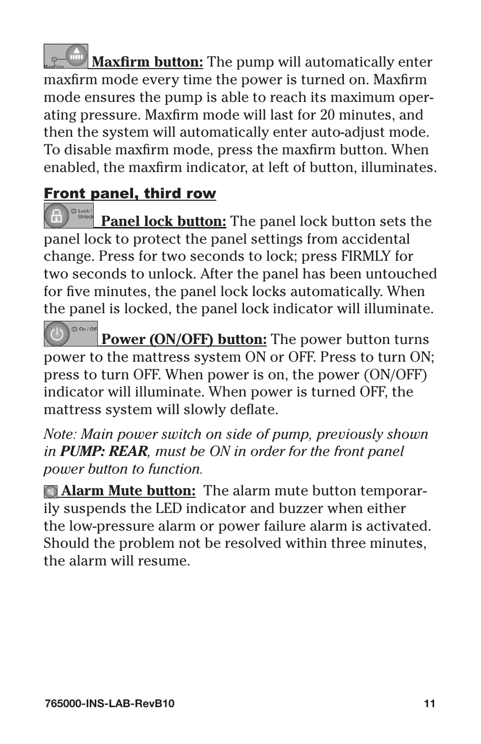 Graham Field ALTADYNE 765000 User Manual | Page 11 / 24