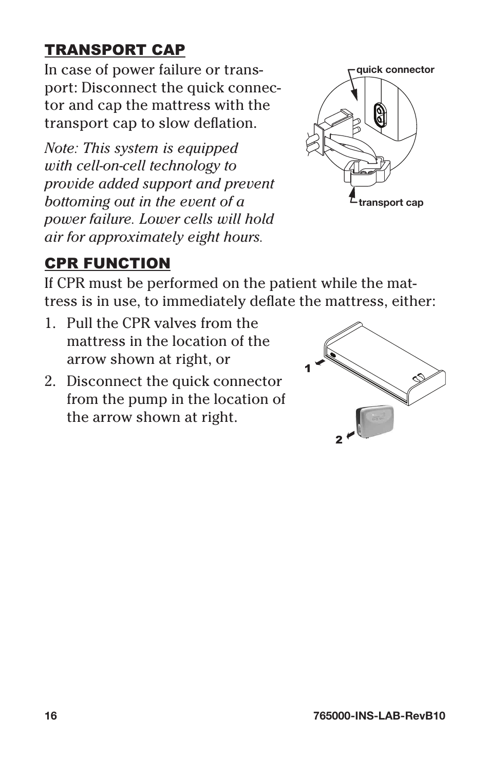 Graham Field ALTADYNE 765000 User Manual | Page 16 / 24