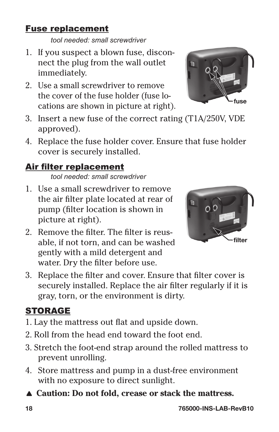 Graham Field ALTADYNE 765000 User Manual | Page 18 / 24