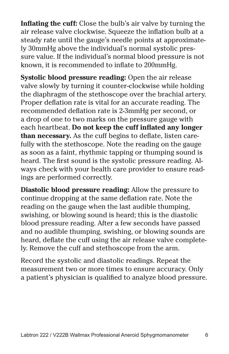 Graham Field WALLMAX 222 User Manual | Page 6 / 8