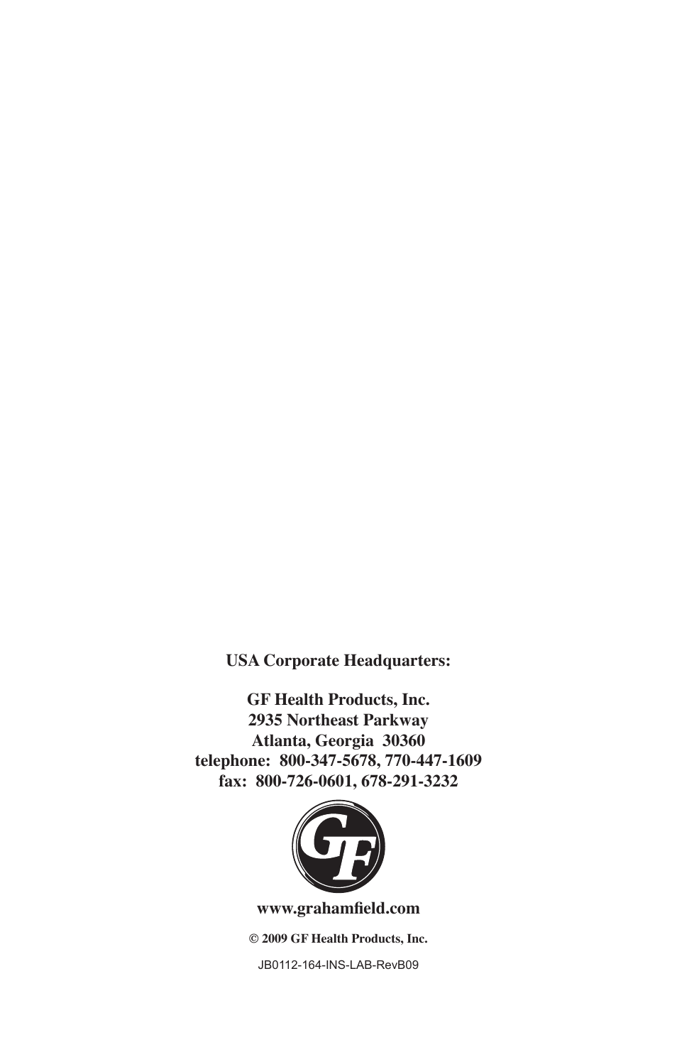 Graham Field NEB-U-TYKE JB0112-164 User Manual | Page 16 / 32
