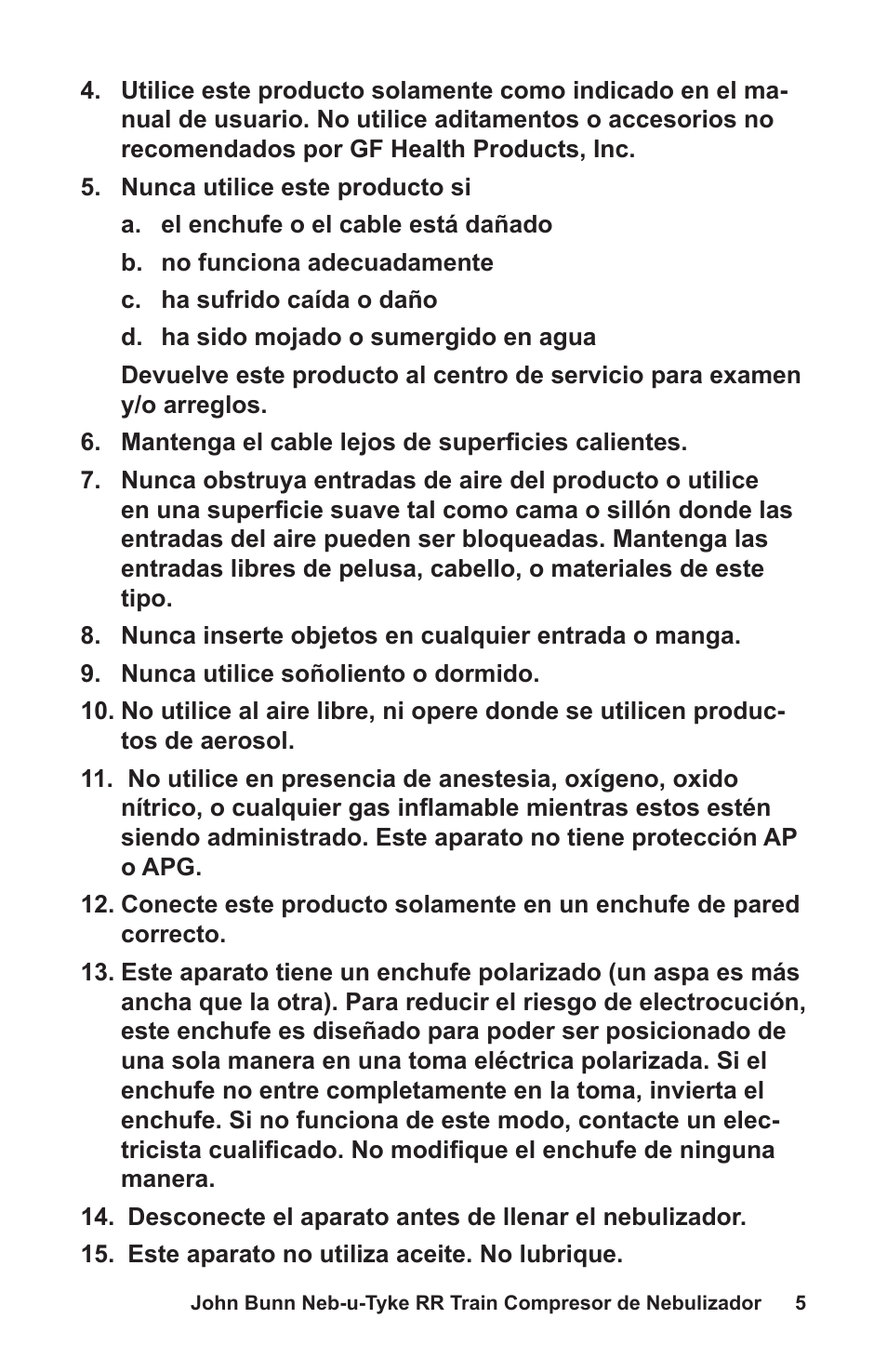 Graham Field NEB-U-TYKE JB0112-164 User Manual | Page 21 / 32