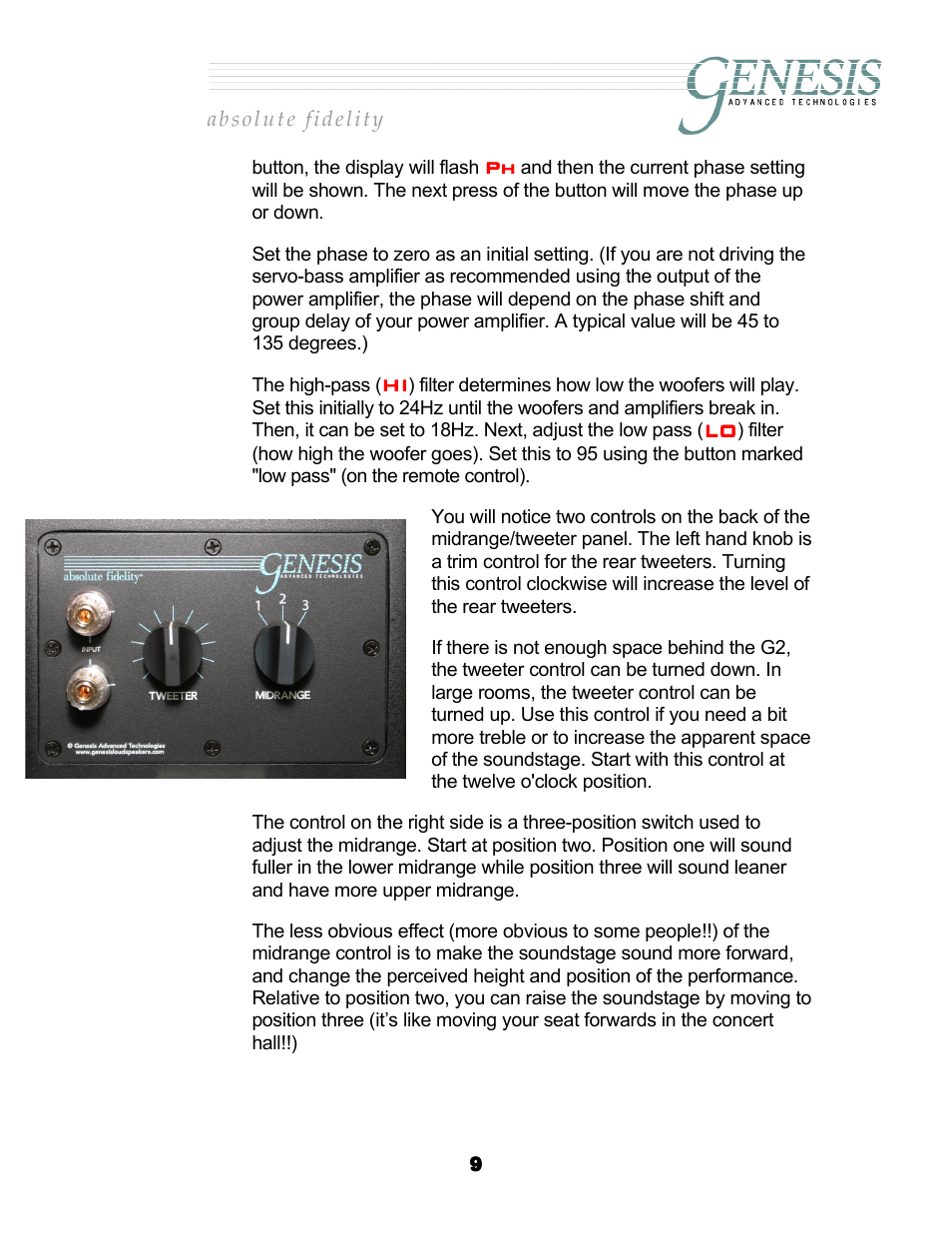 Genesis Advanced Technologies G2.2 User Manual | Page 12 / 30