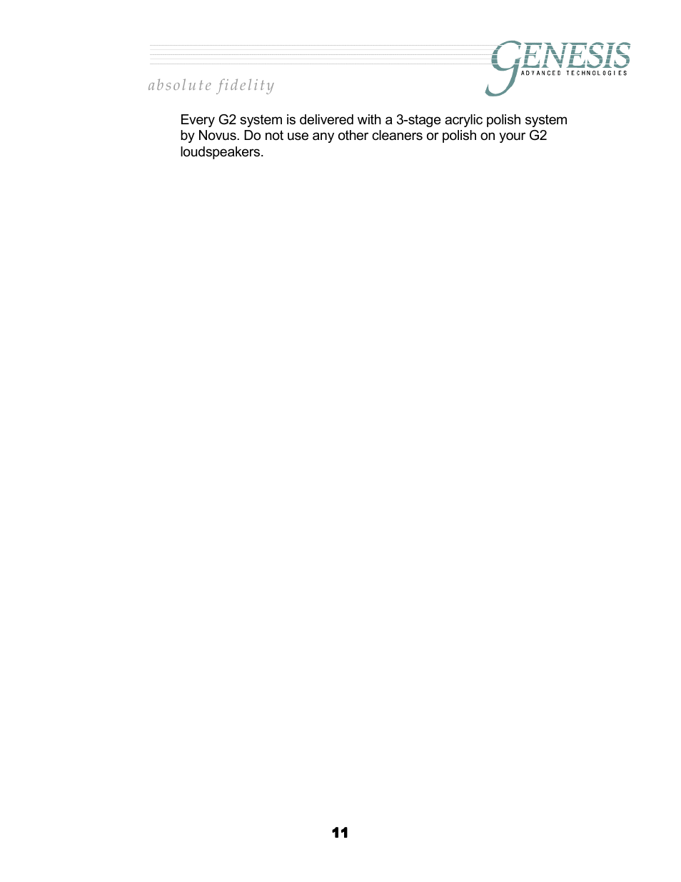 Genesis Advanced Technologies G2.2 User Manual | Page 14 / 30
