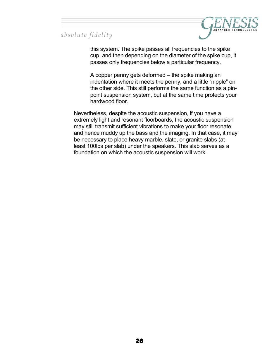 Genesis Advanced Technologies G2.2 User Manual | Page 29 / 30