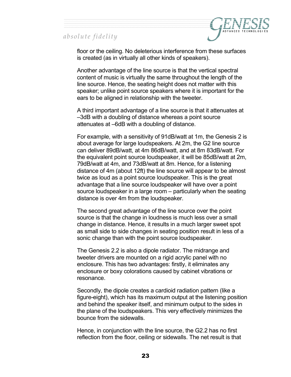 Genesis Advanced Technologies 2.2 User Manual | Page 27 / 33