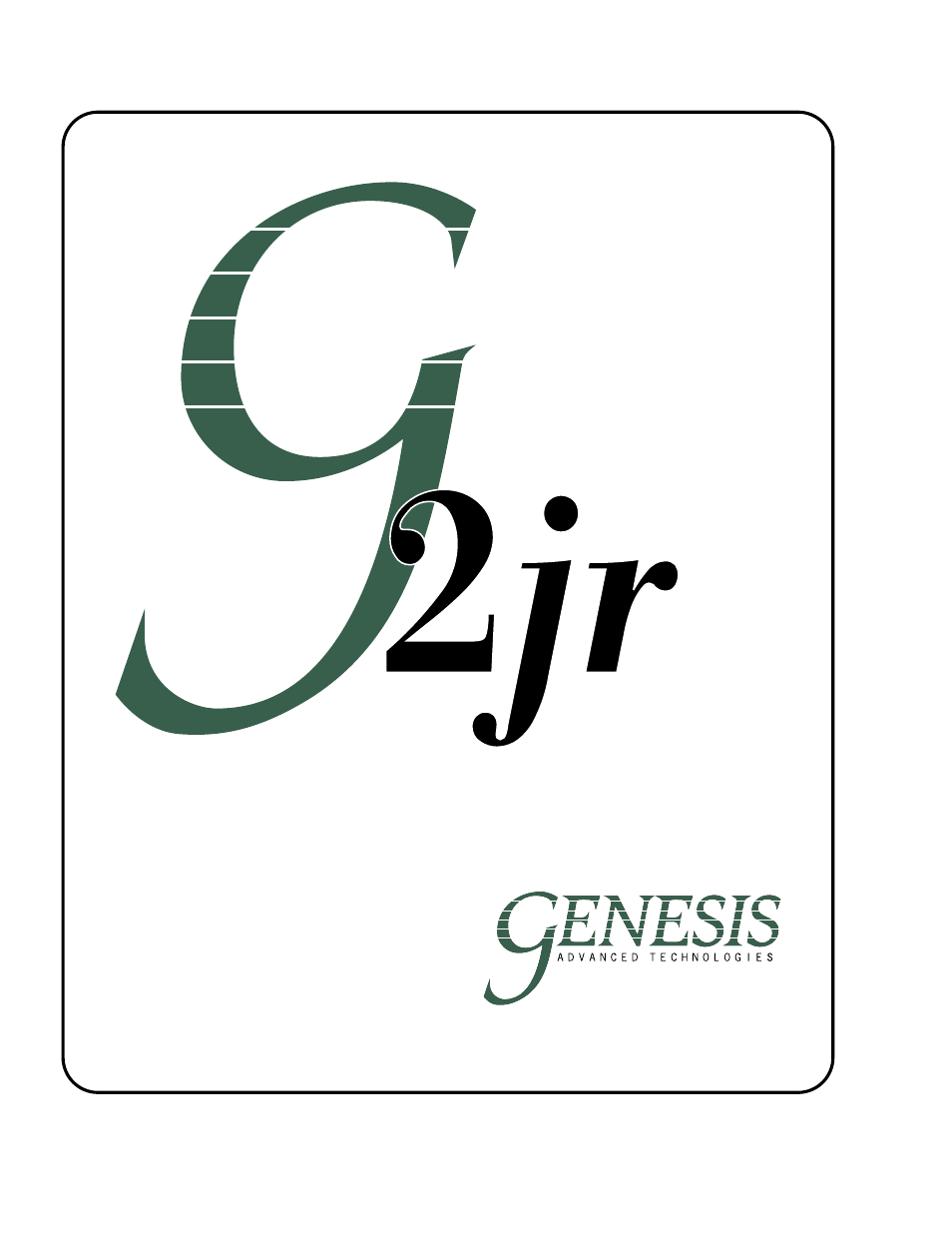 Genesis Advanced Technologies 2JR User Manual | 25 pages