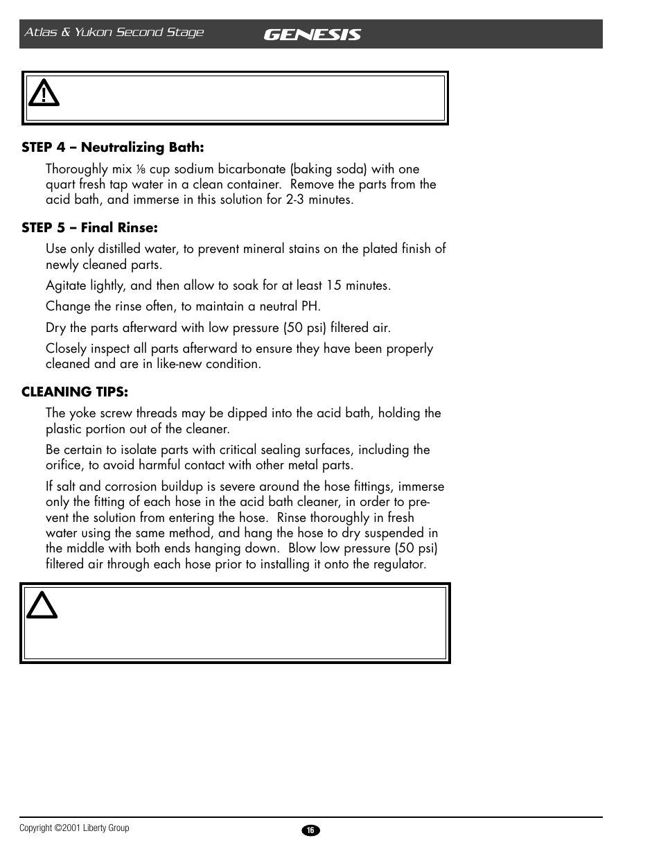 Genesis Advanced Technologies ATLAS & YUKON GRXXX & User Manual | Page 16 / 35