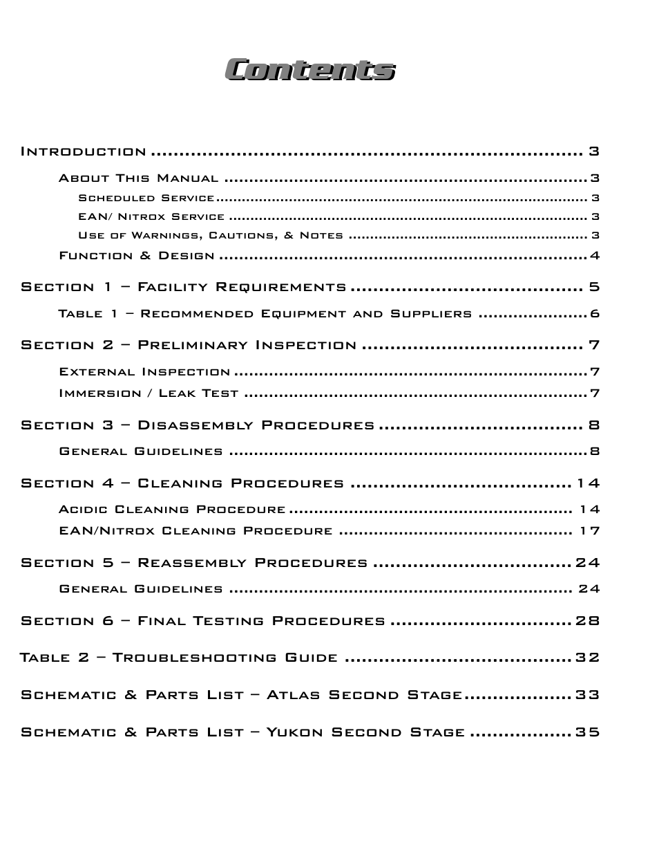 Genesis Advanced Technologies ATLAS & YUKON GRXXX & User Manual | Page 2 / 35