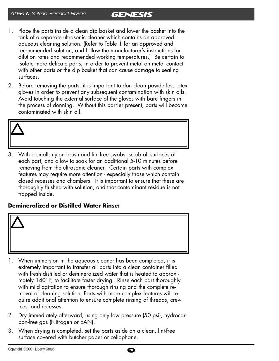 Genesis Advanced Technologies ATLAS & YUKON GRXXX & User Manual | Page 20 / 35
