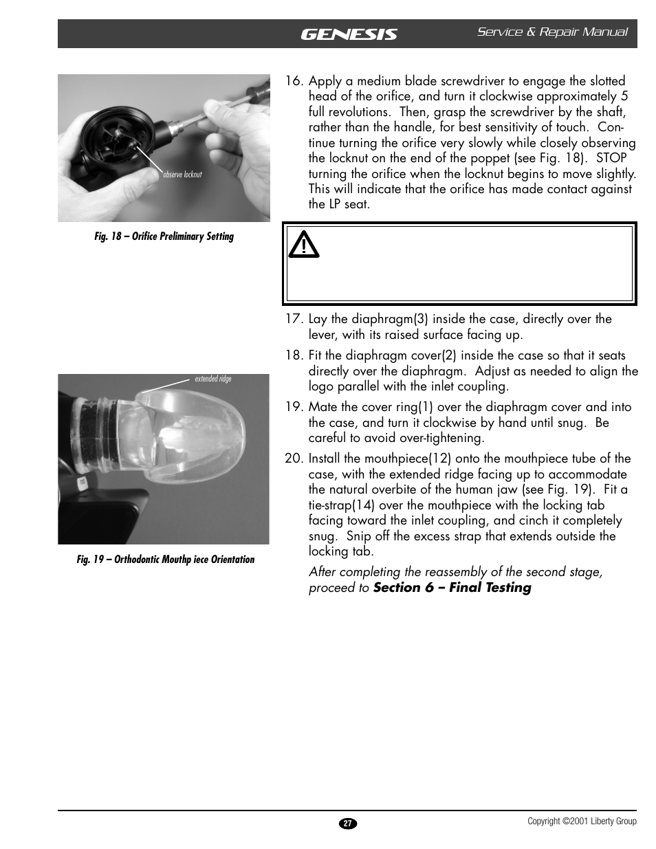 Genesis Advanced Technologies ATLAS & YUKON GRXXX & User Manual | Page 27 / 35