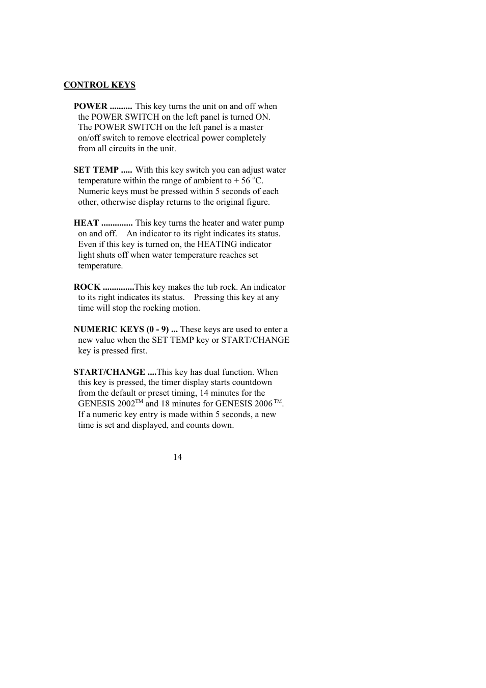 Genesis Advanced Technologies 2002 User Manual | Page 14 / 22