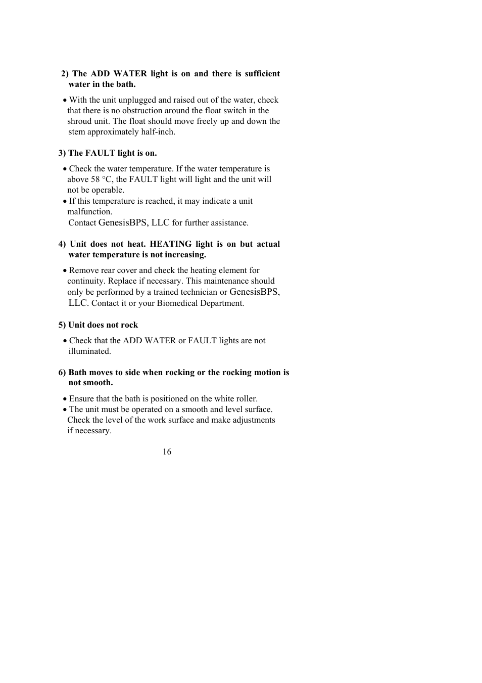 Genesis Advanced Technologies 2002 User Manual | Page 16 / 22