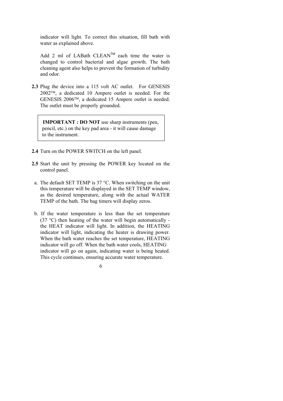 Genesis Advanced Technologies 2002 User Manual | Page 6 / 22