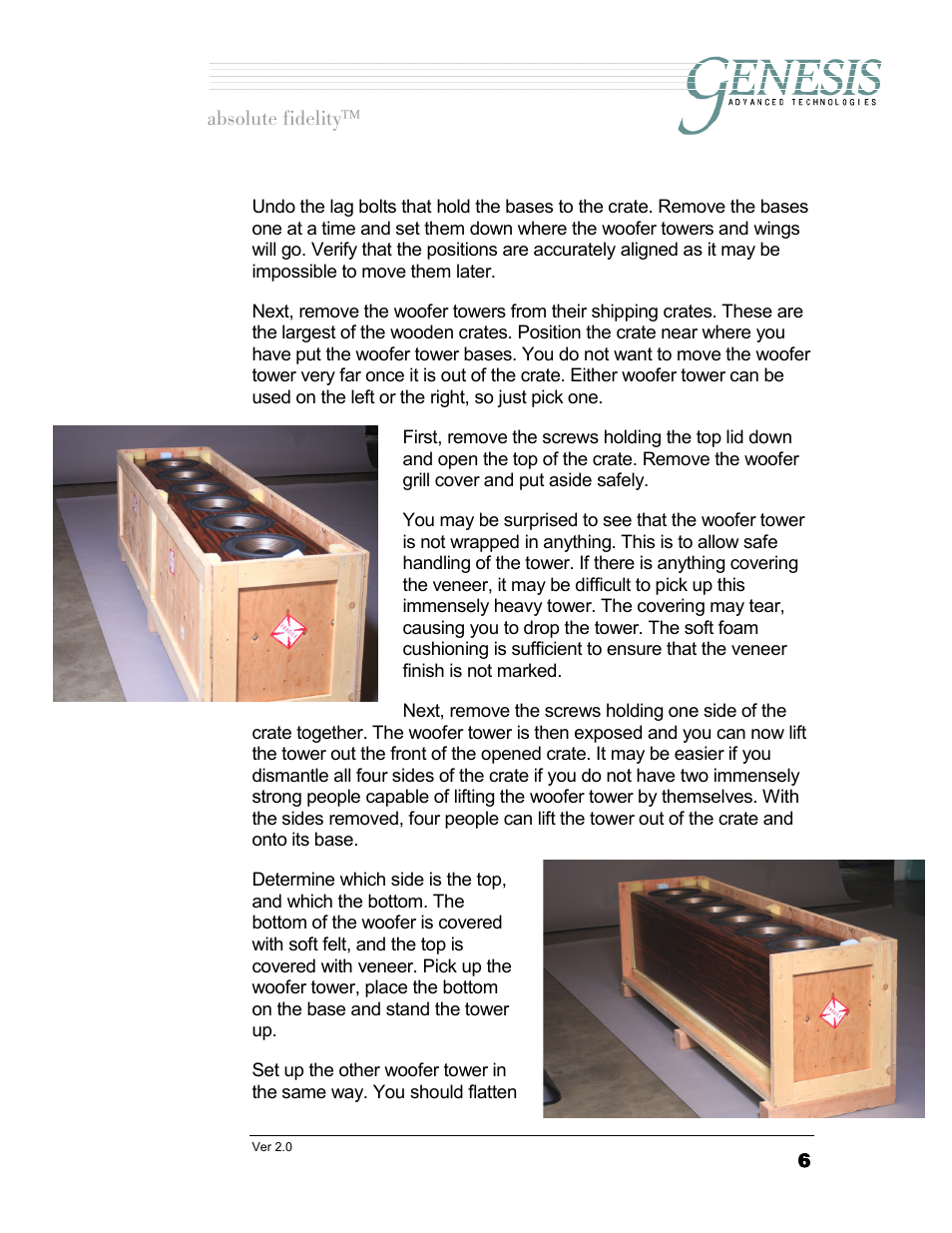 Genesis Advanced Technologies 1.1 User Manual | Page 6 / 27