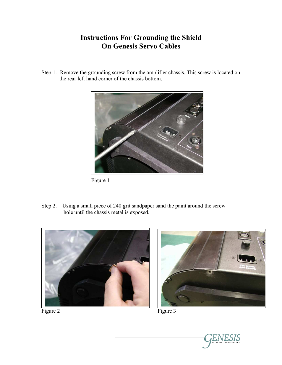 Genesis Advanced Technologies Cables Servo/Bass User Manual | Page 3 / 5