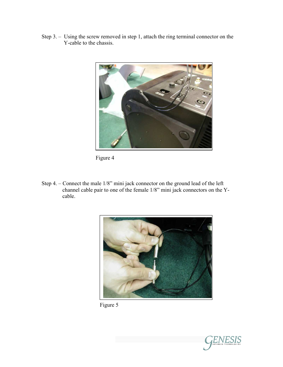 Genesis Advanced Technologies Cables Servo/Bass User Manual | Page 4 / 5
