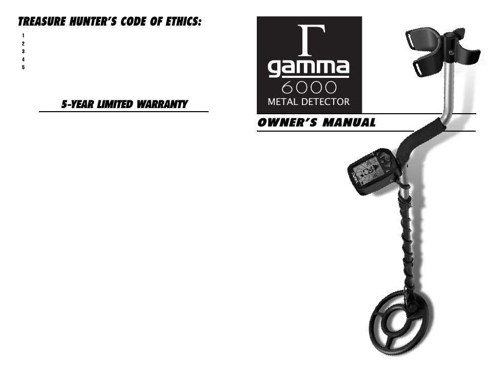 Gamma Sports 6000 User Manual | 24 pages