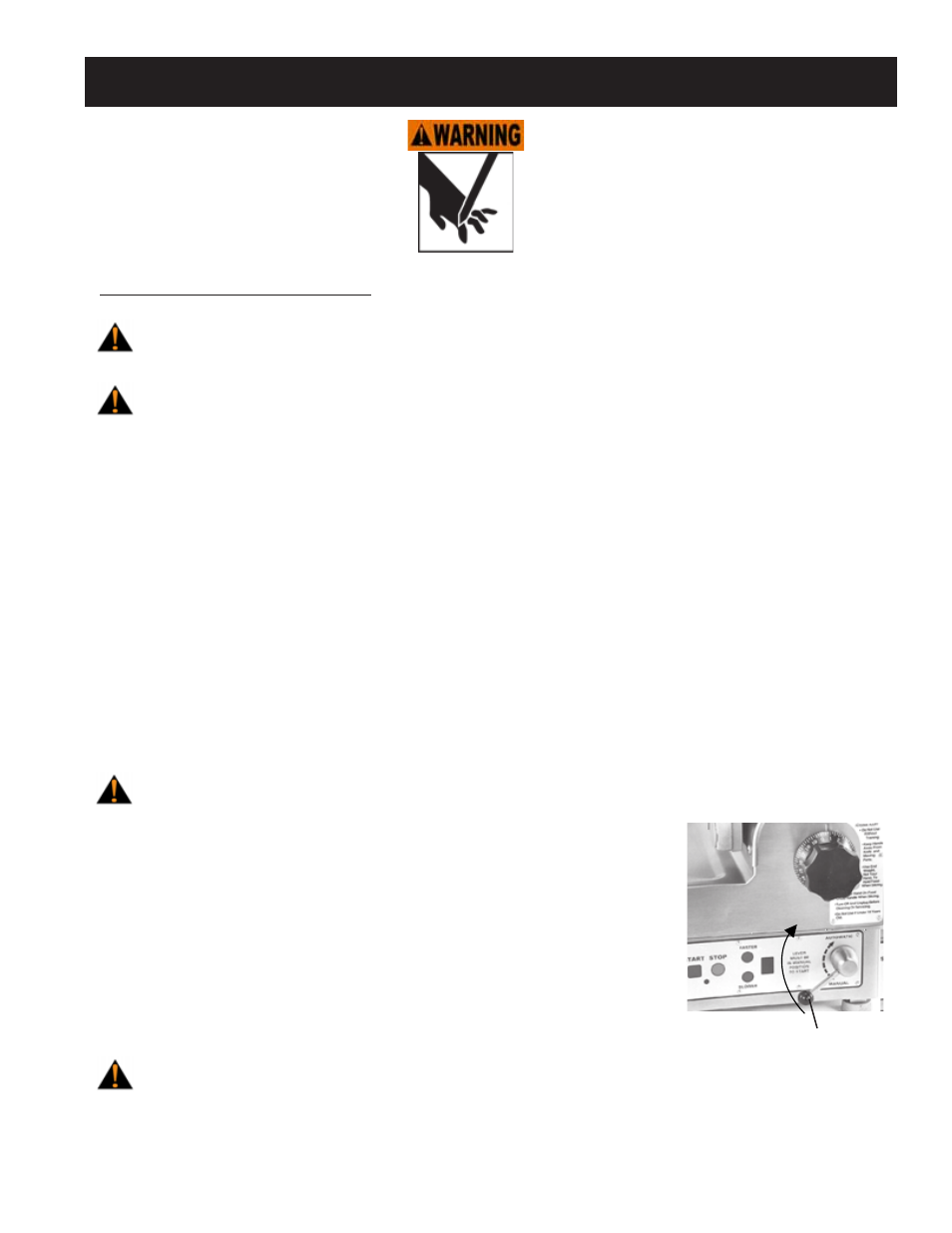 Automatic operating instructions | Globe 3850 User Manual | Page 10 / 23