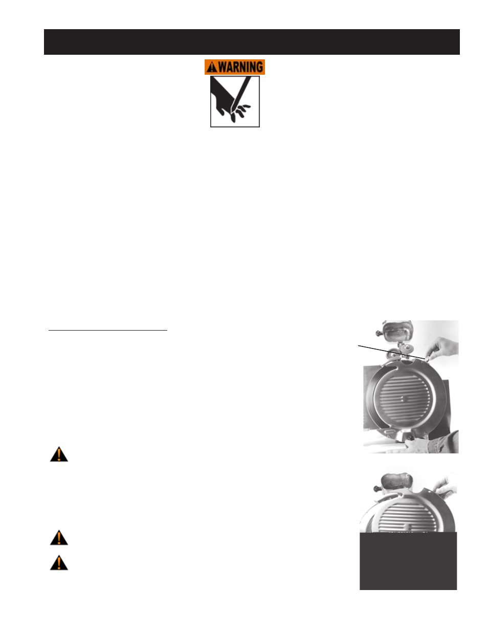 Sharp knife blade, Cleaning | Globe 3850 User Manual | Page 12 / 23