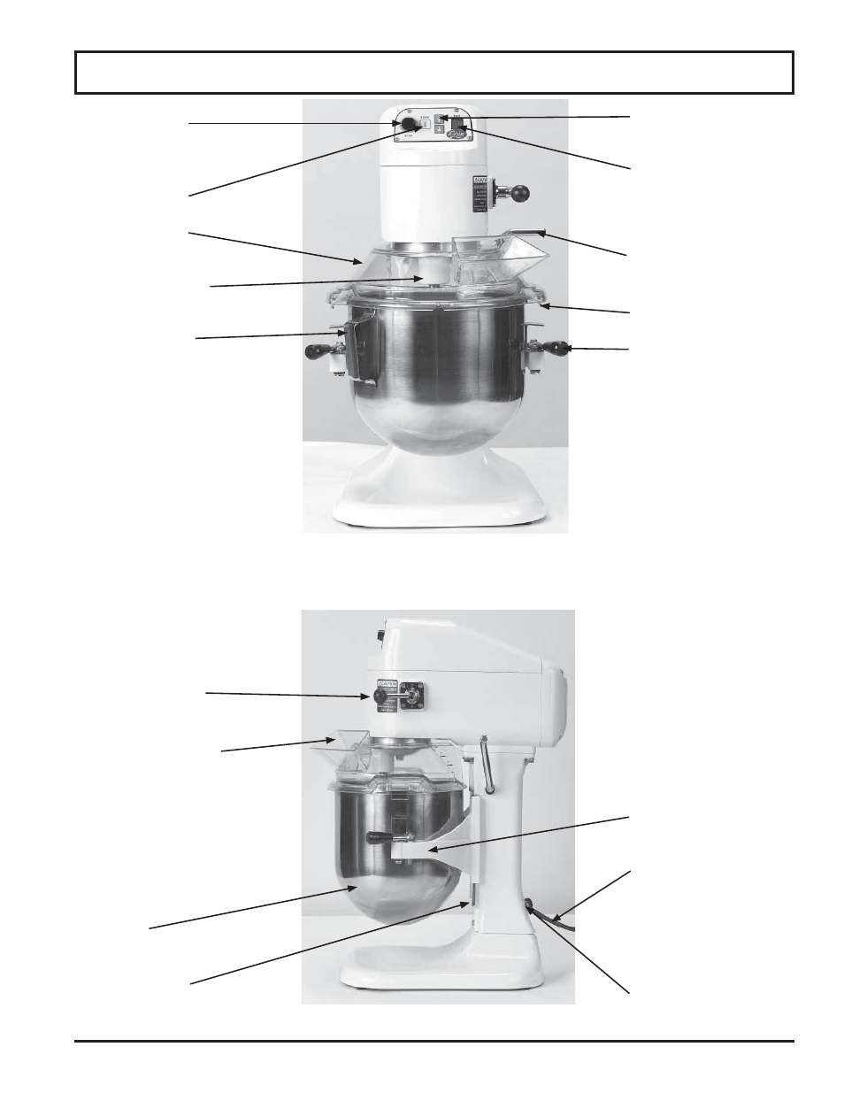 Key components of the mixer | Globe SP8 User Manual | Page 4 / 14