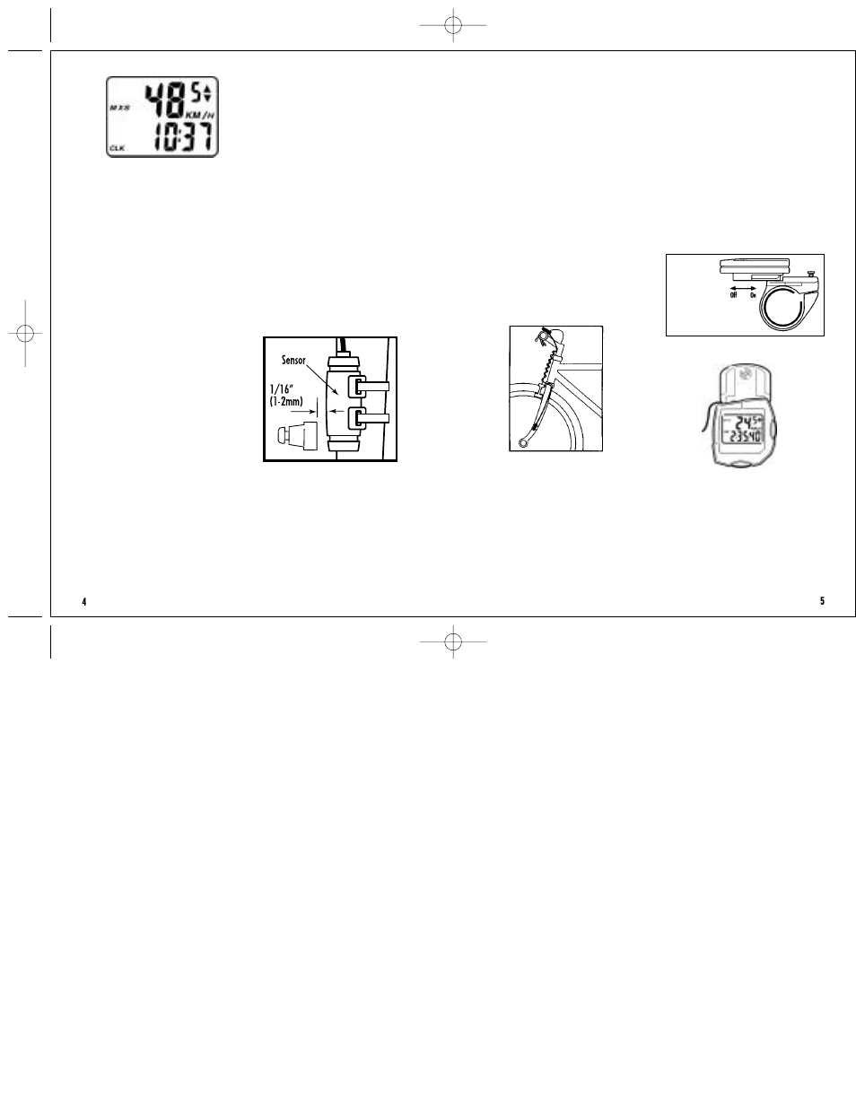 Gary Fisher Axiom Cycling Computer User Manual | Page 3 / 6