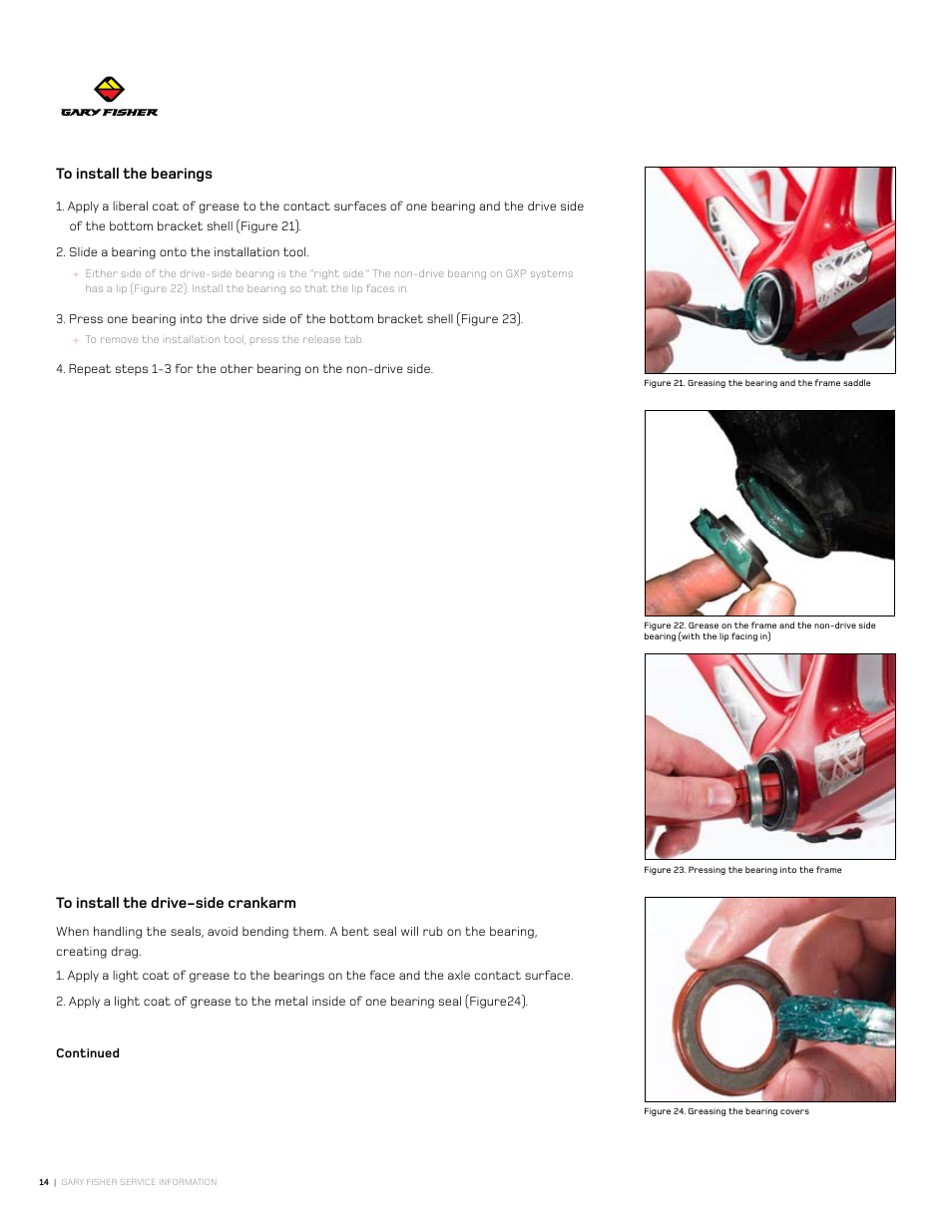 Gary Fisher Cronos User Manual | Page 14 / 27