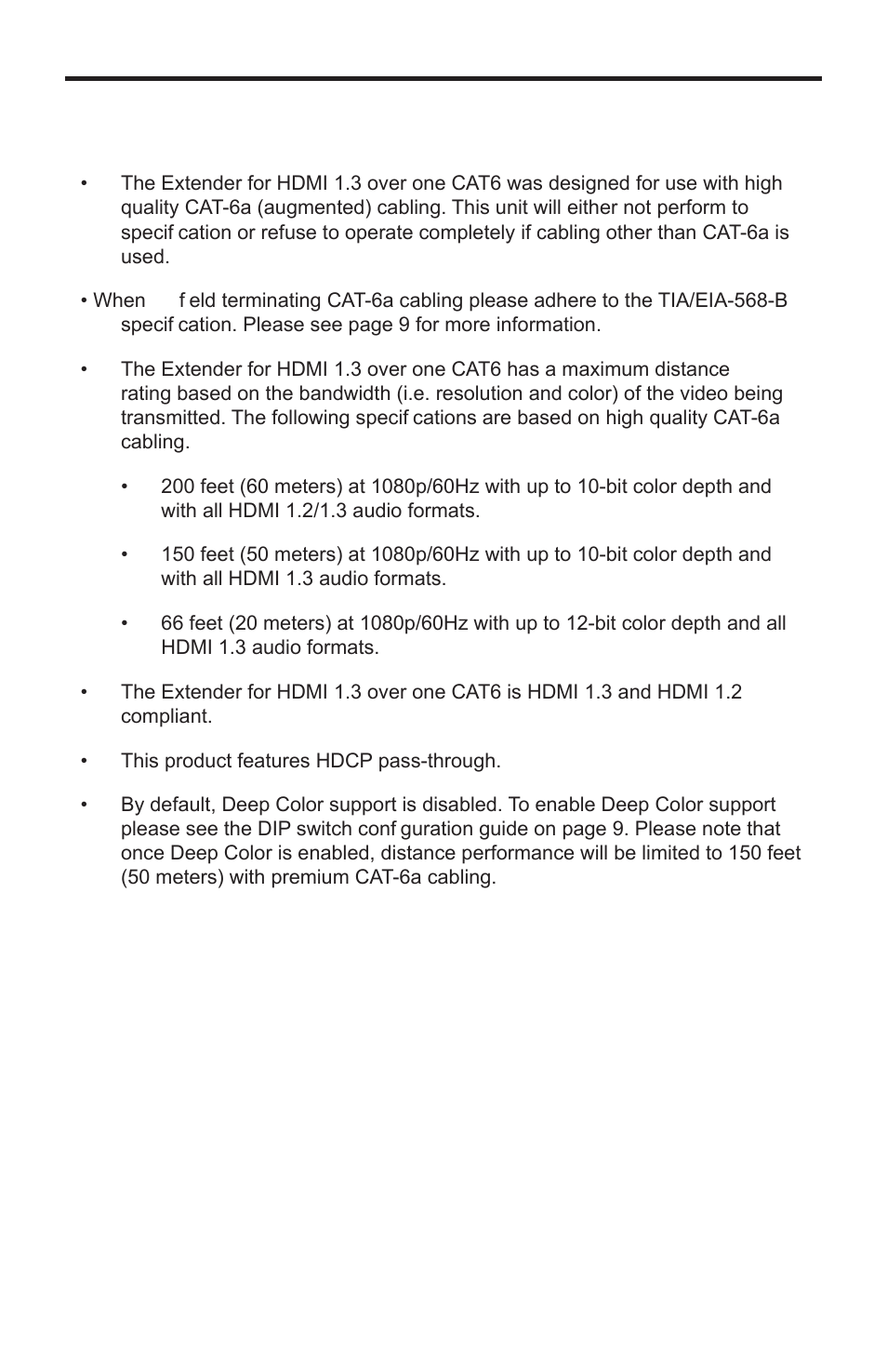 Gefen EXT-HDMI1.3-1CAT6 User Manual | Page 5 / 16