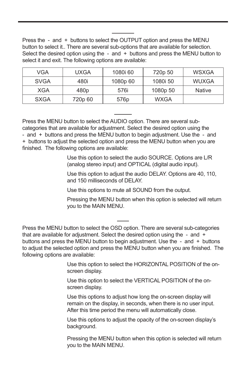 Configuring the composite to hdmi scaler | Gefen GTV-COMPSVID-2-HDMIS User Manual | Page 13 / 17