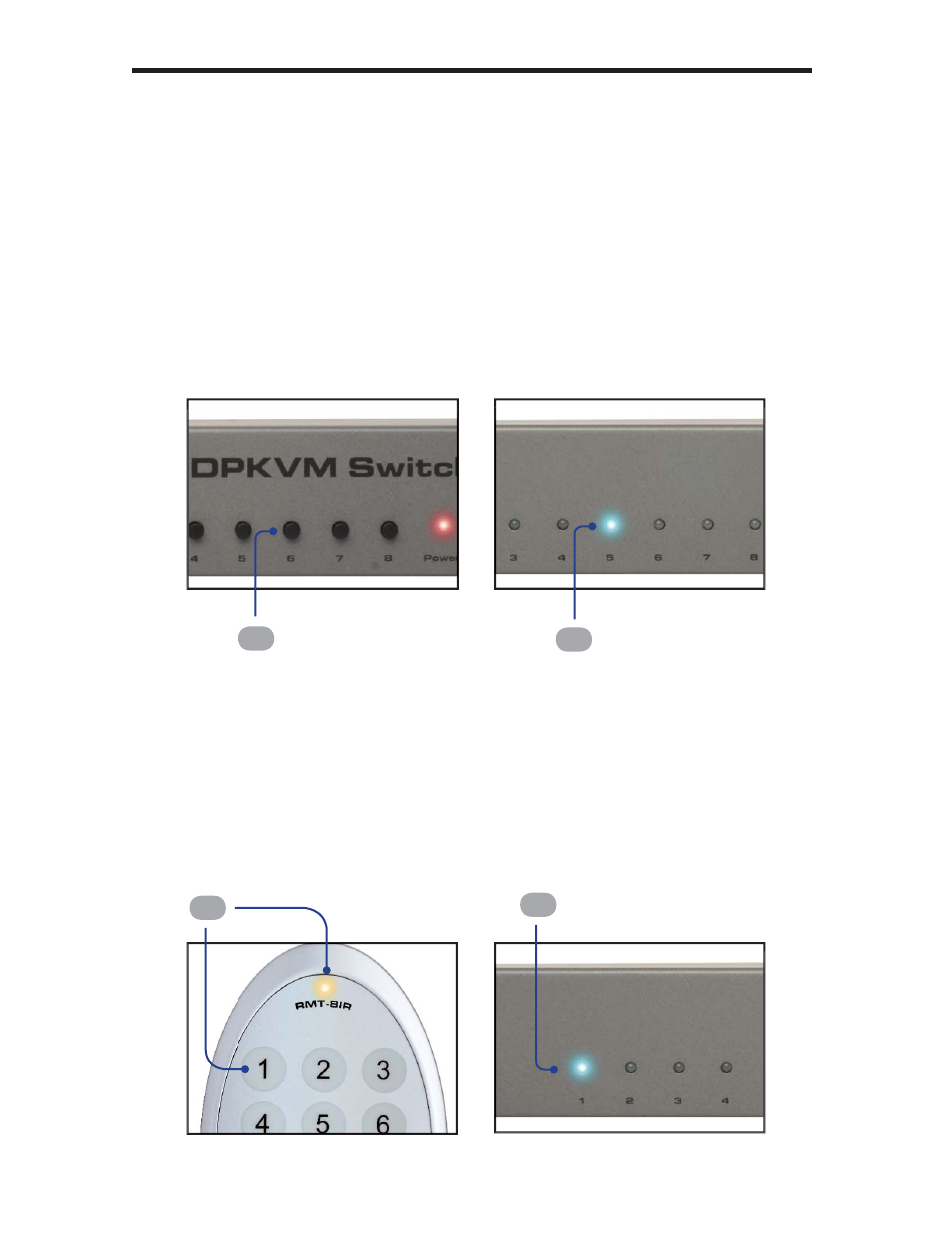 Operating the 8x1 dpkvm switcher | Gefen EXT-DPKVM-841 User Manual | Page 15 / 33