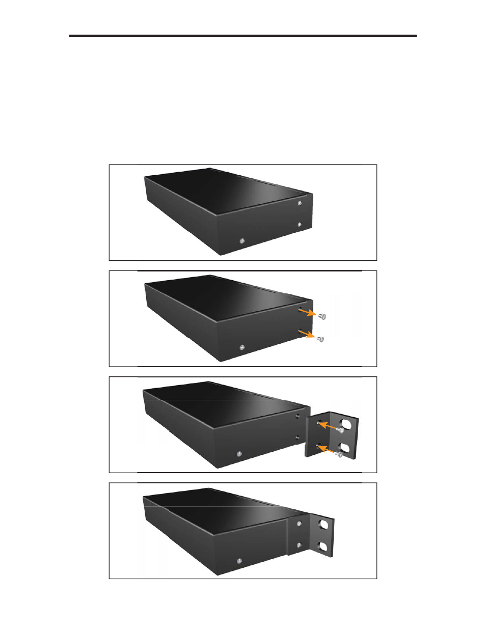 Rack ear installation | Gefen EXT-DPKVM-841 User Manual | Page 30 / 33