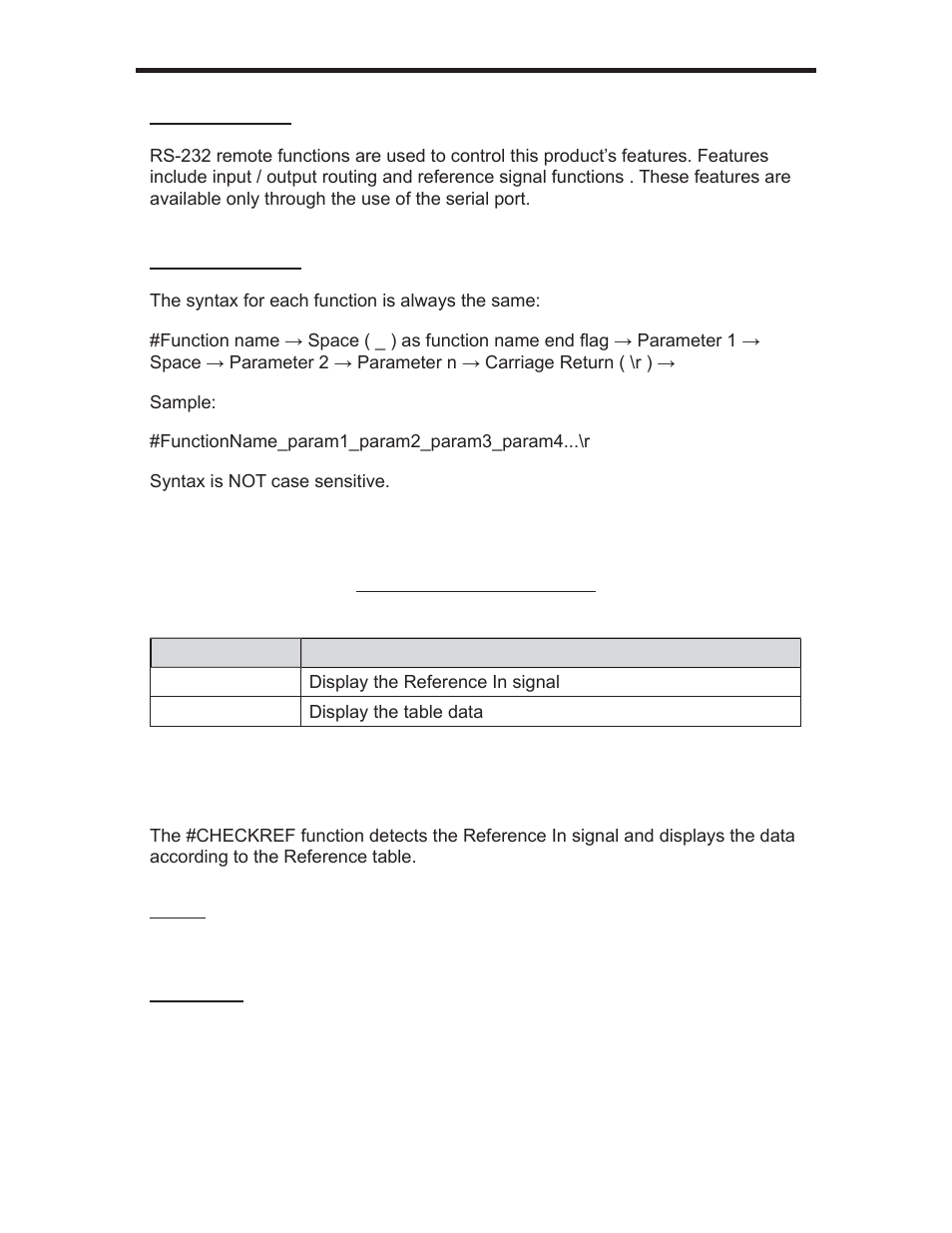 Rs-232 serial control | Gefen GEF-3GSDI-16416 User Manual | Page 20 / 39