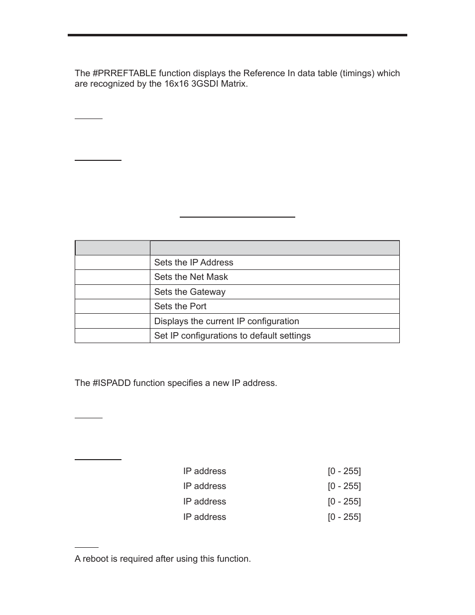 Rs-232 serial control | Gefen GEF-3GSDI-16416 User Manual | Page 21 / 39