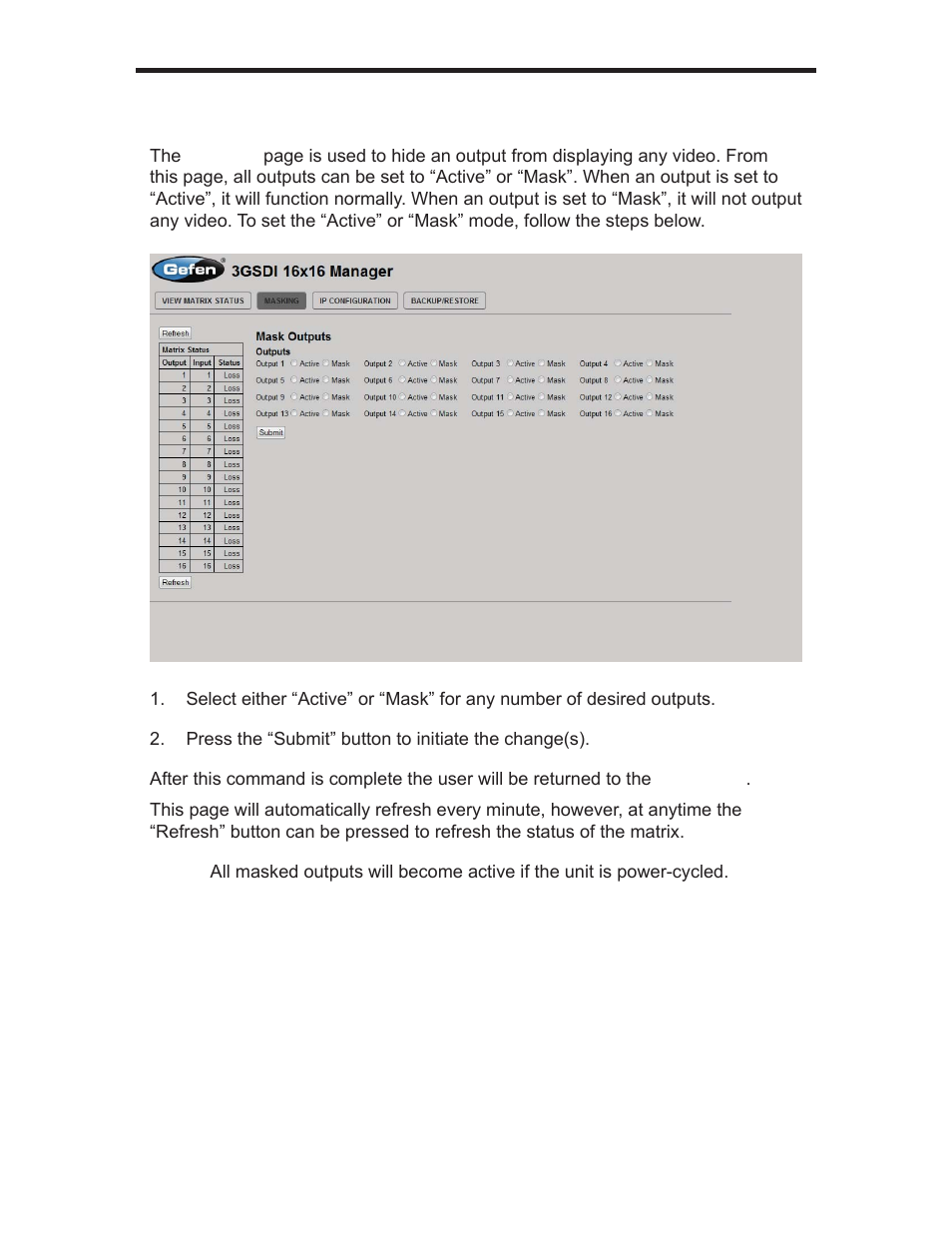 Gefen GEF-3GSDI-16416 User Manual | Page 29 / 39